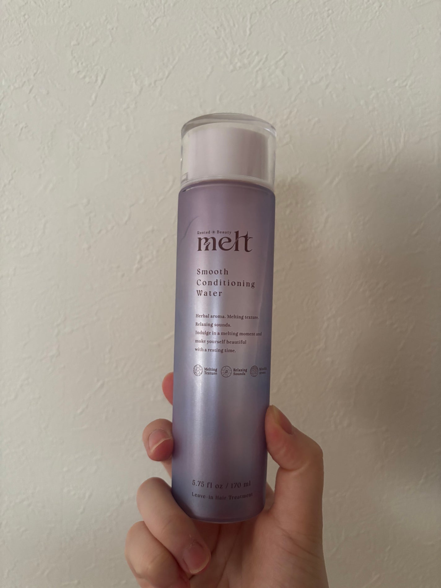 スムース コンディショニング ウォーター/melt/アウトバストリートメントを使ったクチコミ(1枚目)