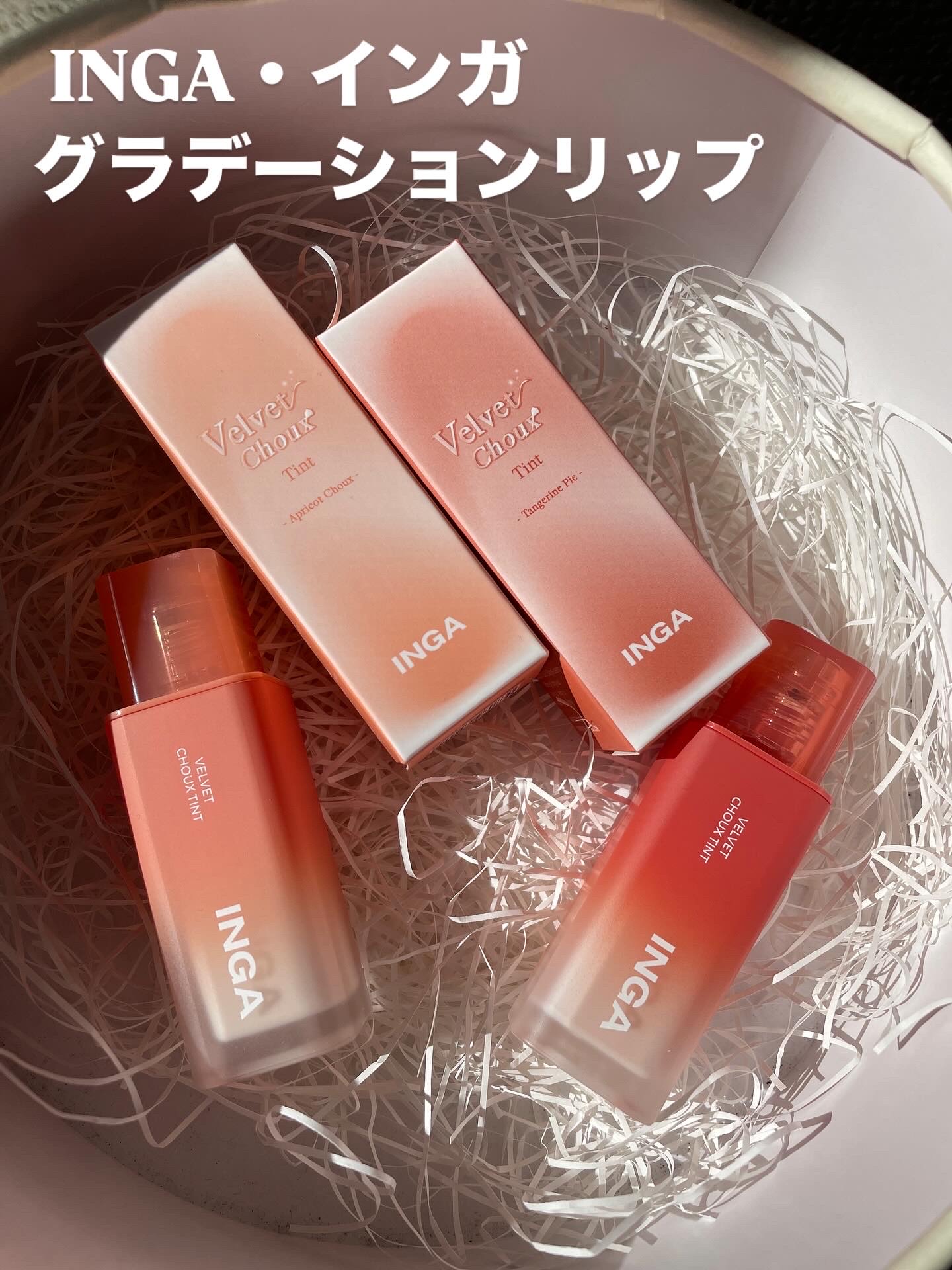 ベルベットシューティント/INGA/リップティントを使ったクチコミ（1枚目）