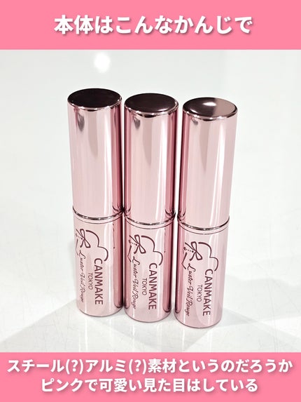 ラスターヴェールルージュ/キャンメイク/口紅を使ったクチコミ(4枚目)