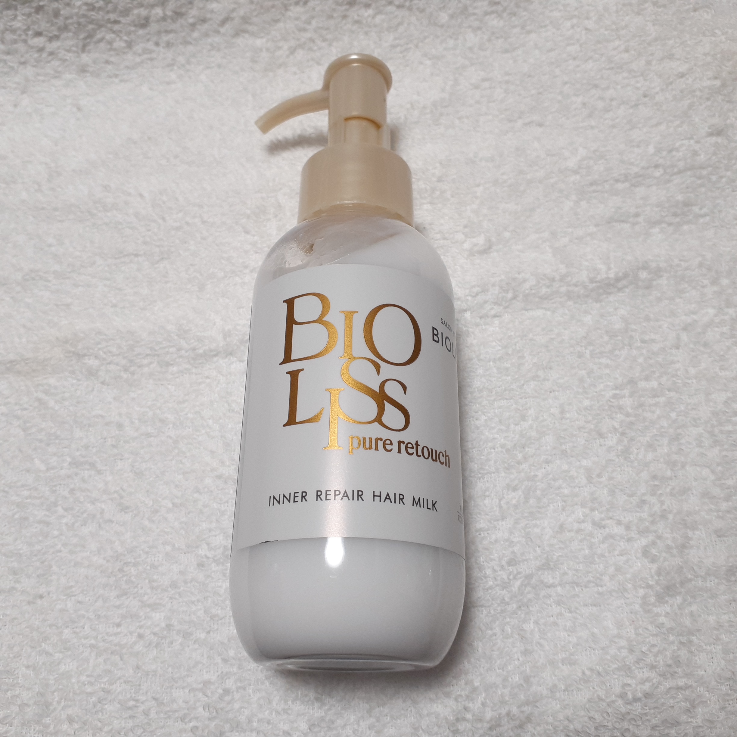 ＳＳ ビオリス ピュアレタッチ インナーリペア ヘアミルク/SSビオリス/ヘアミルクを使ったクチコミ（1枚目）