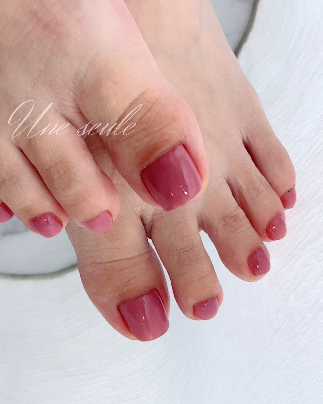 #成城ネイル,#美爪ネイル,#シンブルネイル,#秋カラーネイル,#くすみピンクネイル,#秋フットネイルのネイルデザイン