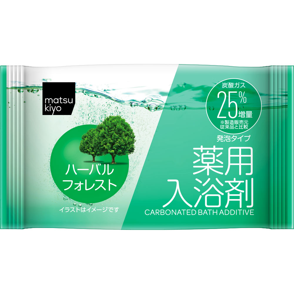 matsukiyo 薬用入浴剤 炭酸泡 ハーバルフォレスト