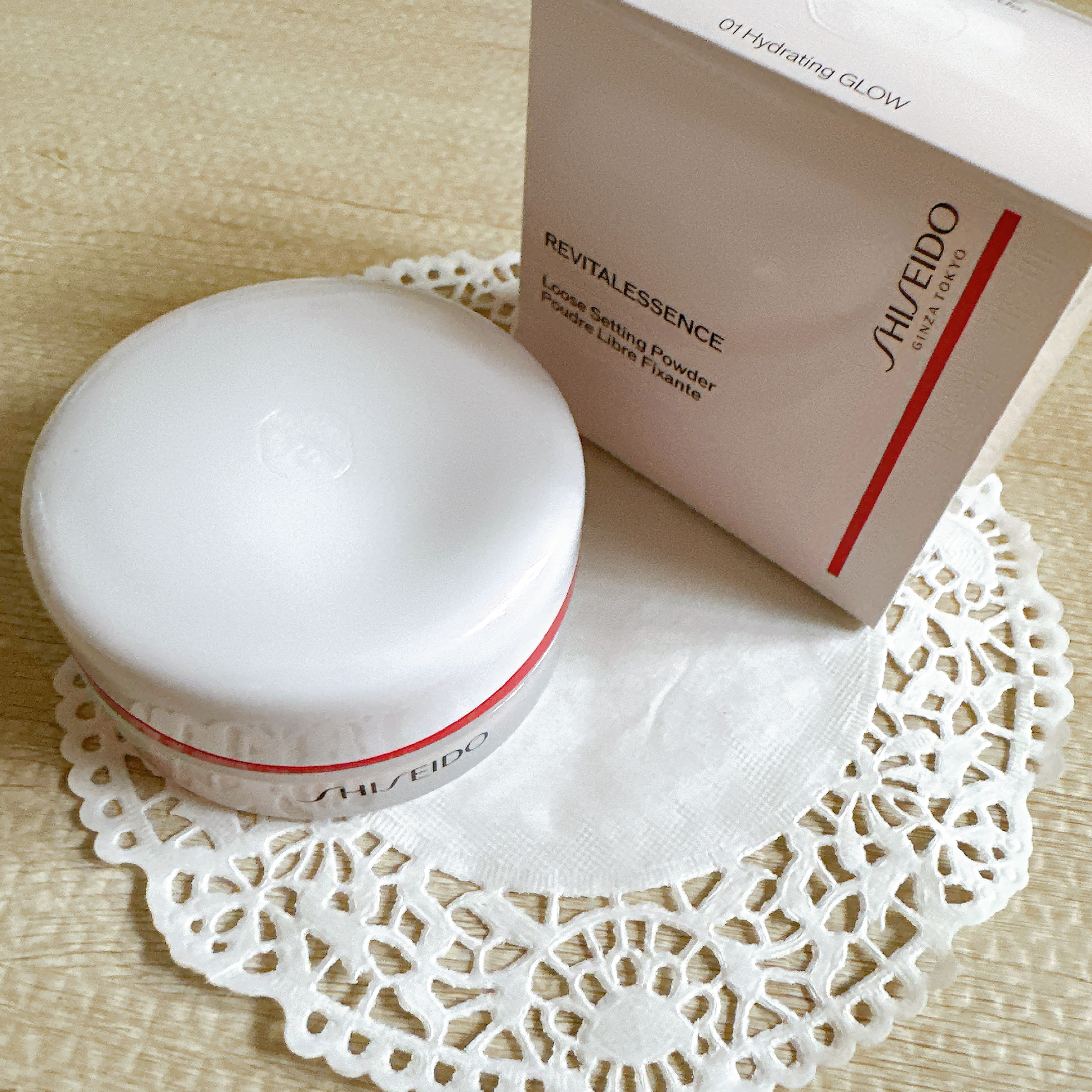 SHISEIDO エッセンス スキンセッティング パウダー/SHISEIDO/ルースパウダーを使ったクチコミ（3枚目）