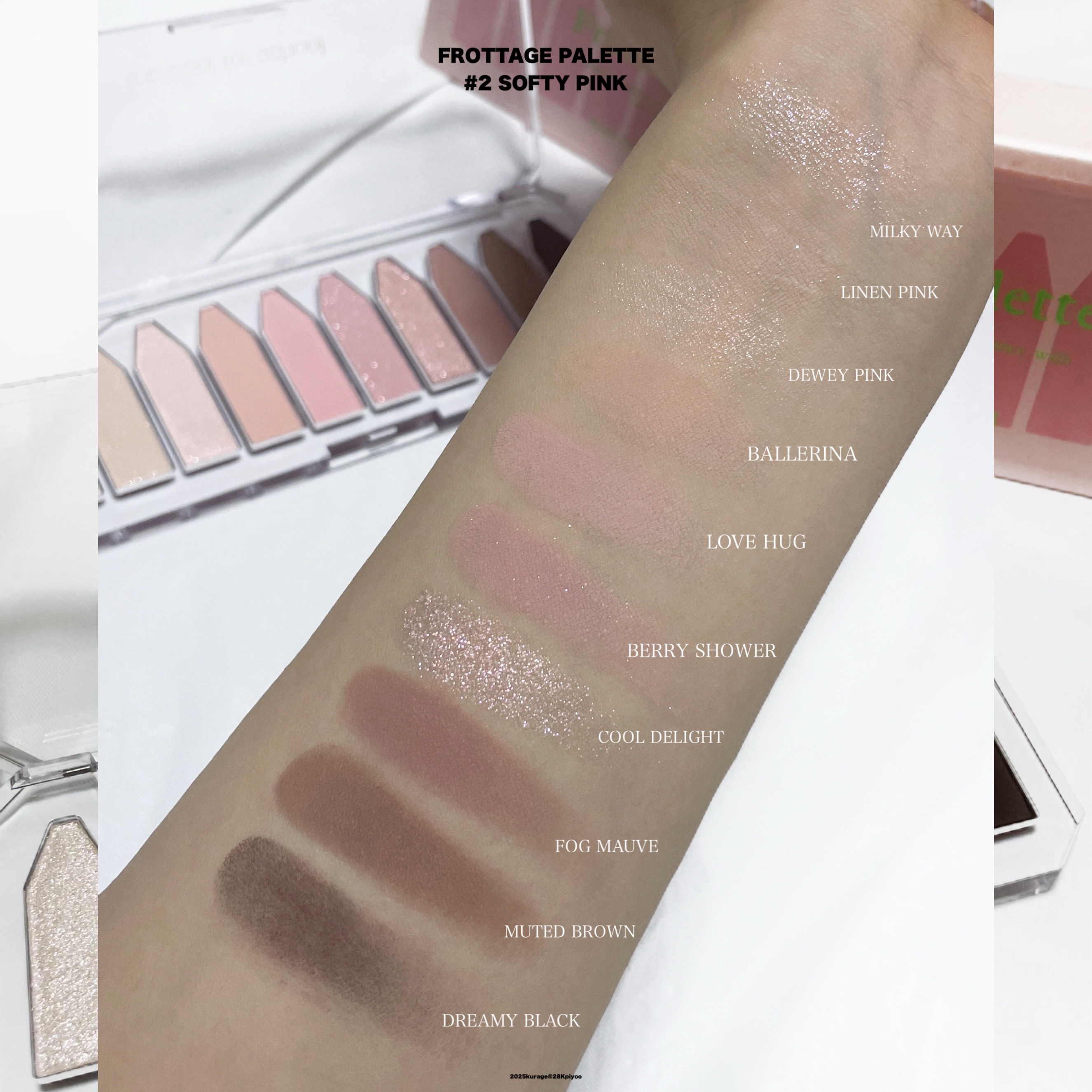 プロタージュアイパレット/too cool for school/アイシャドウパレットを使ったクチコミ（3枚目）