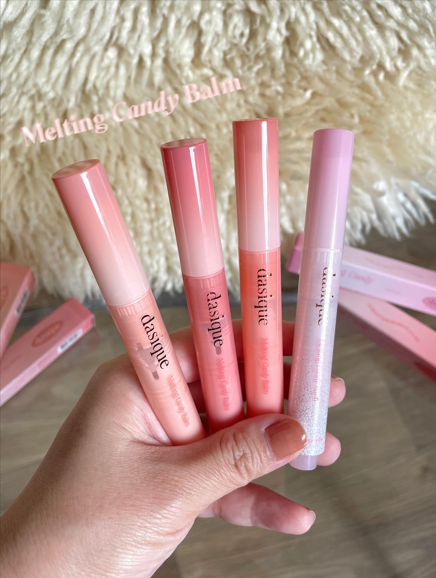 メルティングキャンディーバーム/dasique/口紅を使ったクチコミ（3枚目）