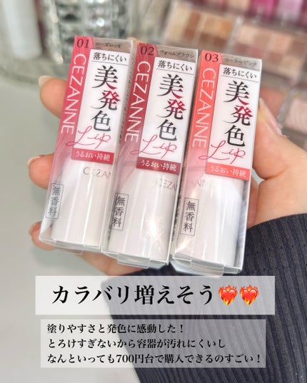 ラスティングステイリップカラー/CEZANNE/口紅・グロス・リップライナー・リップケアを使ったクチコミ(5枚目)