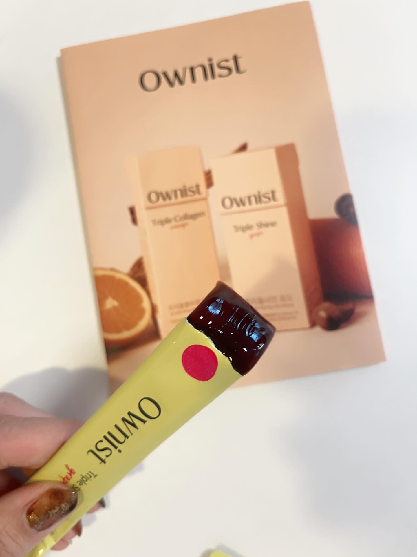 トリプルコラーゲン オレンジ/Ownist/美容サプリメントを使ったクチコミ（2枚目）