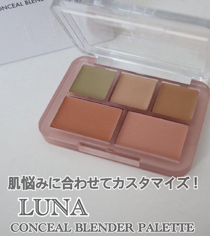 コンシールブレンダーパレット 01 クリアカバー/LUNA/パレットコンシーラーを使ったクチコミ(1枚目)