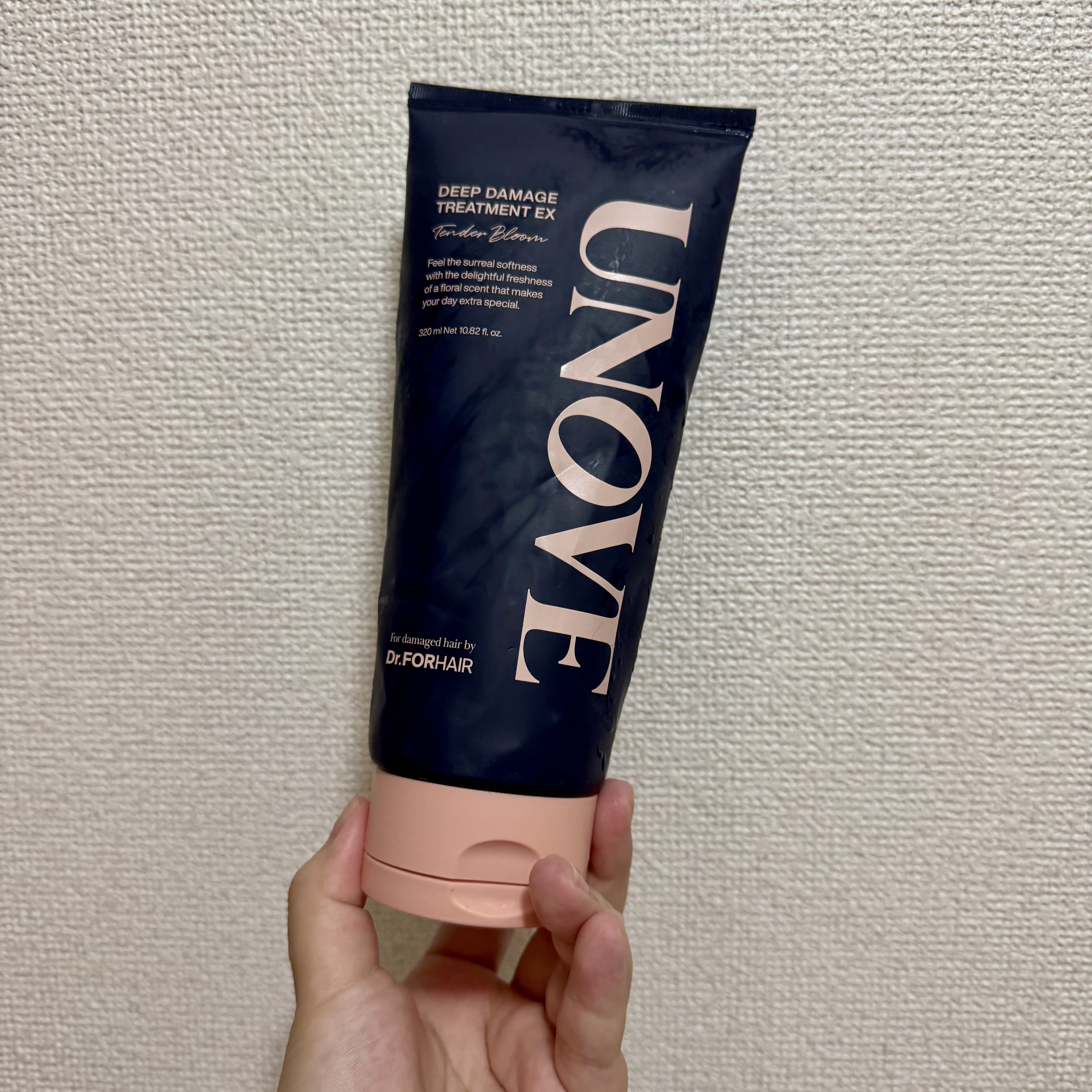 ディープダメージトリートメントEX フレッシュフローラルムスクの香り/UNOVE/洗い流すヘアトリートメントを使ったクチコミ（1枚目）