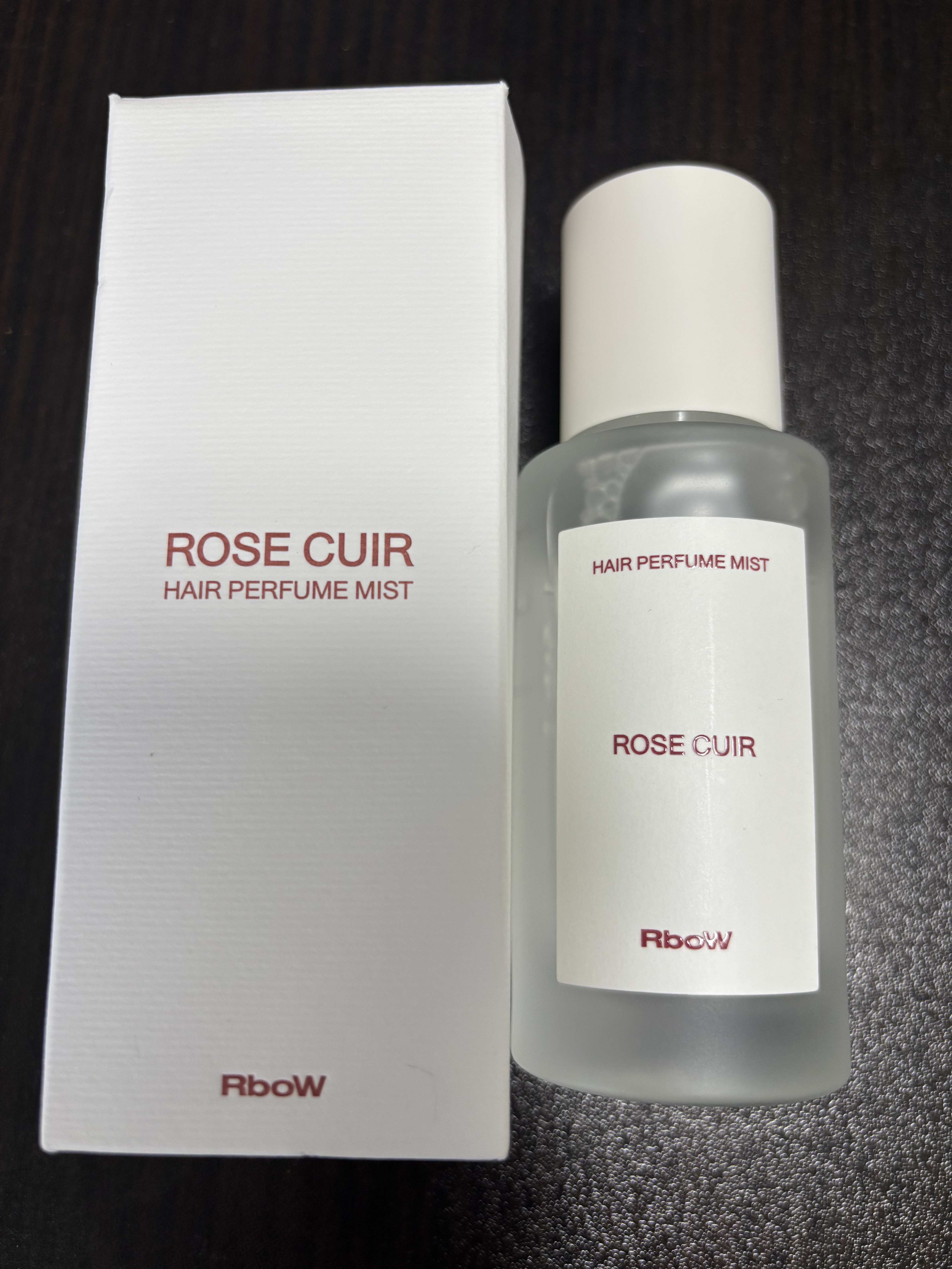 ヘアパフュームミスト ROSE CUIR /RboW/ヘアミストを使ったクチコミ（1枚目）