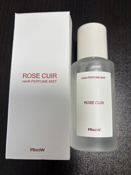 ヘアパフュームミスト ROSE CUIR /RboW/ヘアミストを使ったクチコミ(1枚目)