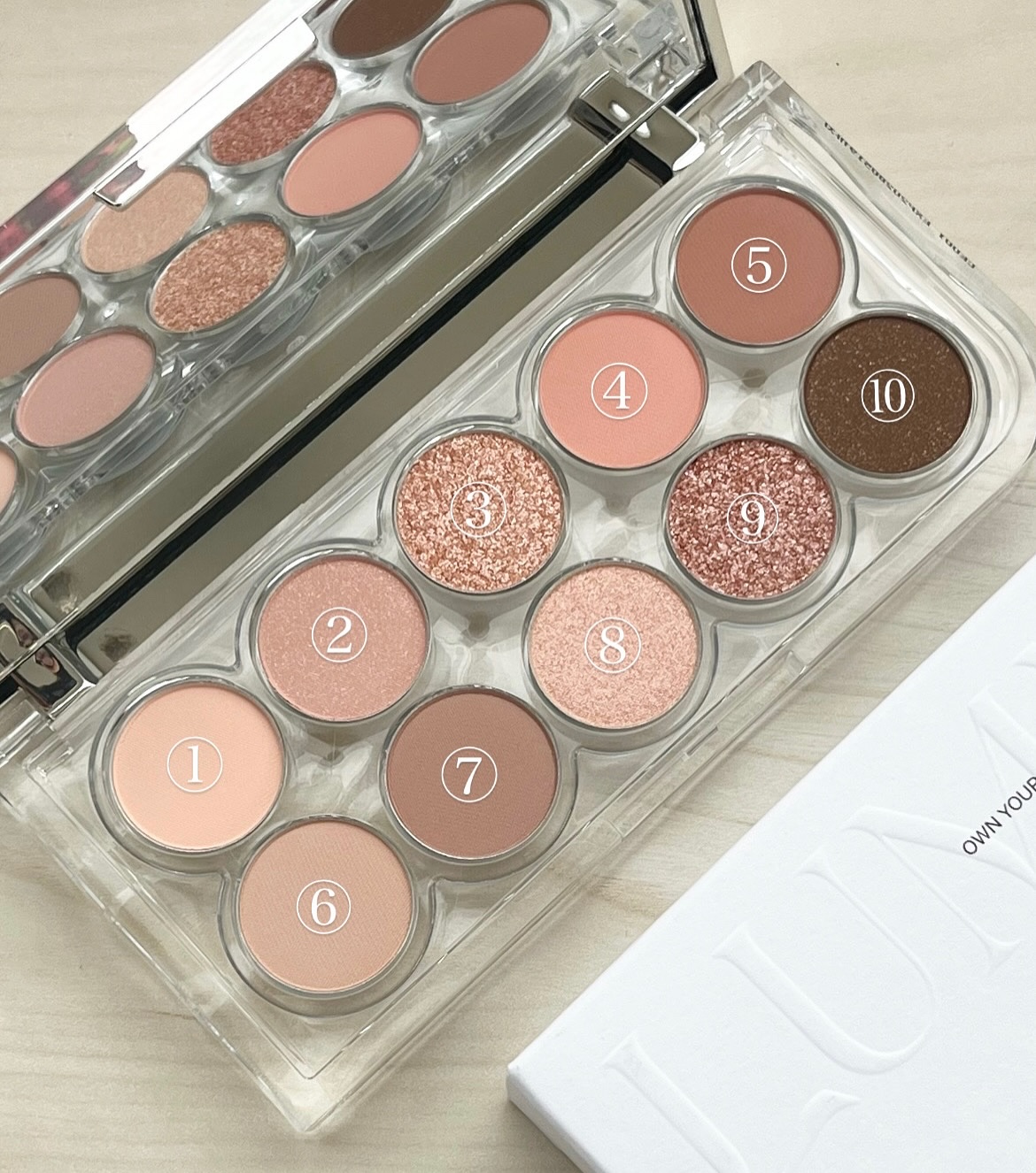 ライトオンアイズシャドウパレット/ルミル/アイシャドウパレットを使ったクチコミ（3枚目）