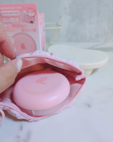 マシュマロトーンアップクッション ピンク/EDIT.B/クッションファンデーションの画像