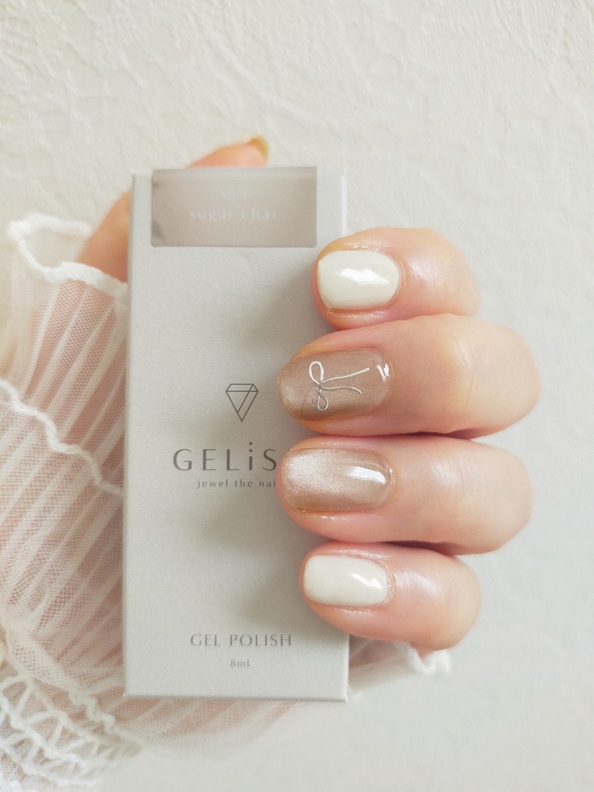 あちゃみん on LIPS 「ふんわりチャイネイルふんわりとしたブラウンカラーのマグネットと..」(5枚目)