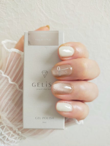 あちゃみん on LIPS 「ふんわりチャイネイルふんわりとしたブラウンカラーのマグネットと..」(5枚目)