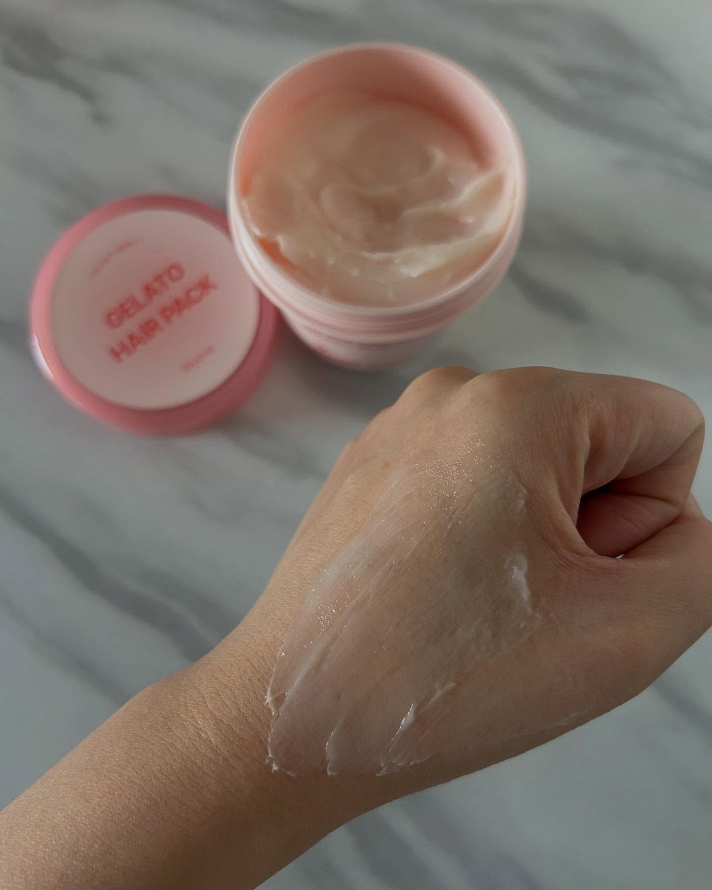 リペアターンジェラートヘアパック バウンシーベリー/リリーイブ/洗い流すヘアトリートメントを使ったクチコミ(5枚目)