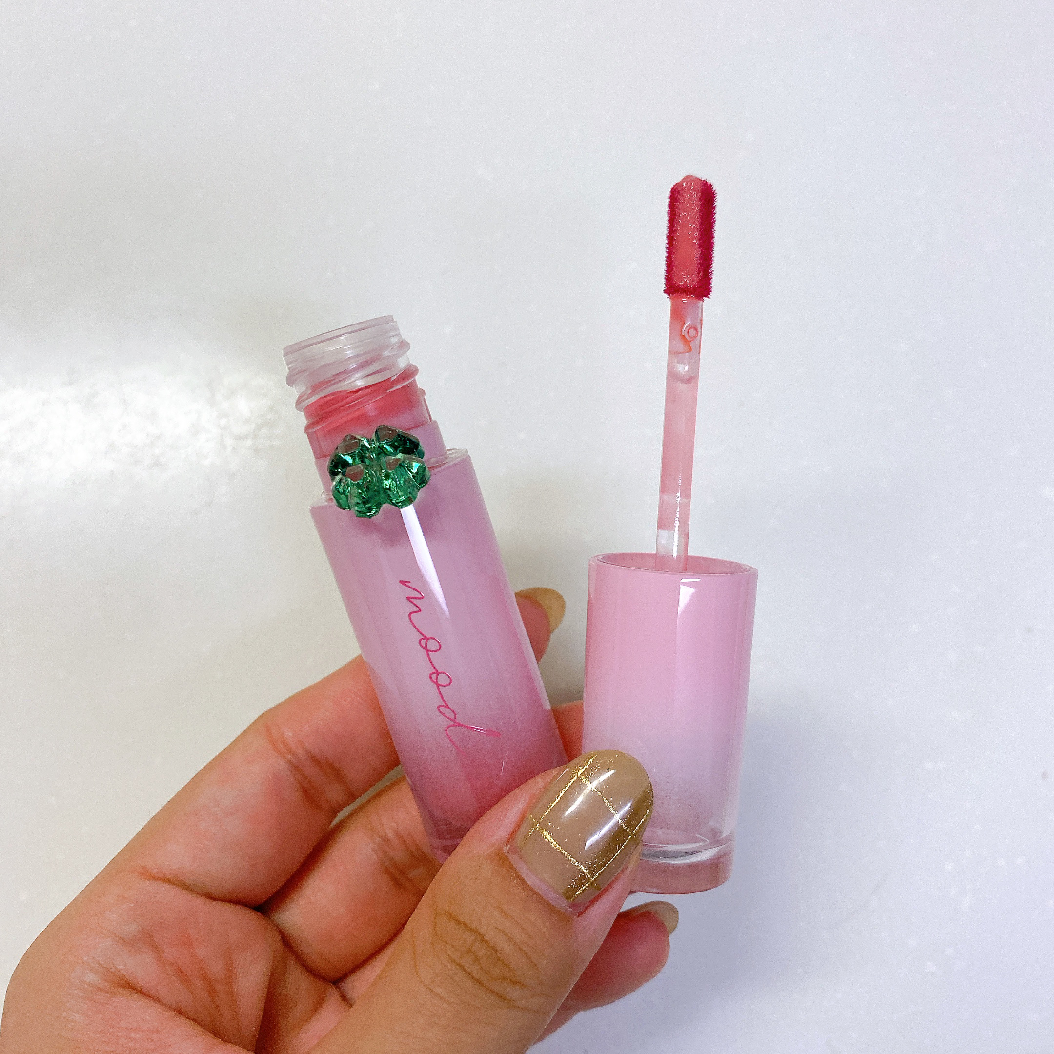 ペリペラ インク ムード グロイ ティント 21 COOLING PINK/PERIPERA/リップティントを使ったクチコミ（2枚目）