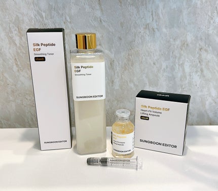 シルク ペプチド EGF ハートフィットボリューム リフティング アンプル/SUNGBOON EDITOR(成分エディター)/美容液を使ったクチコミ(10枚目)