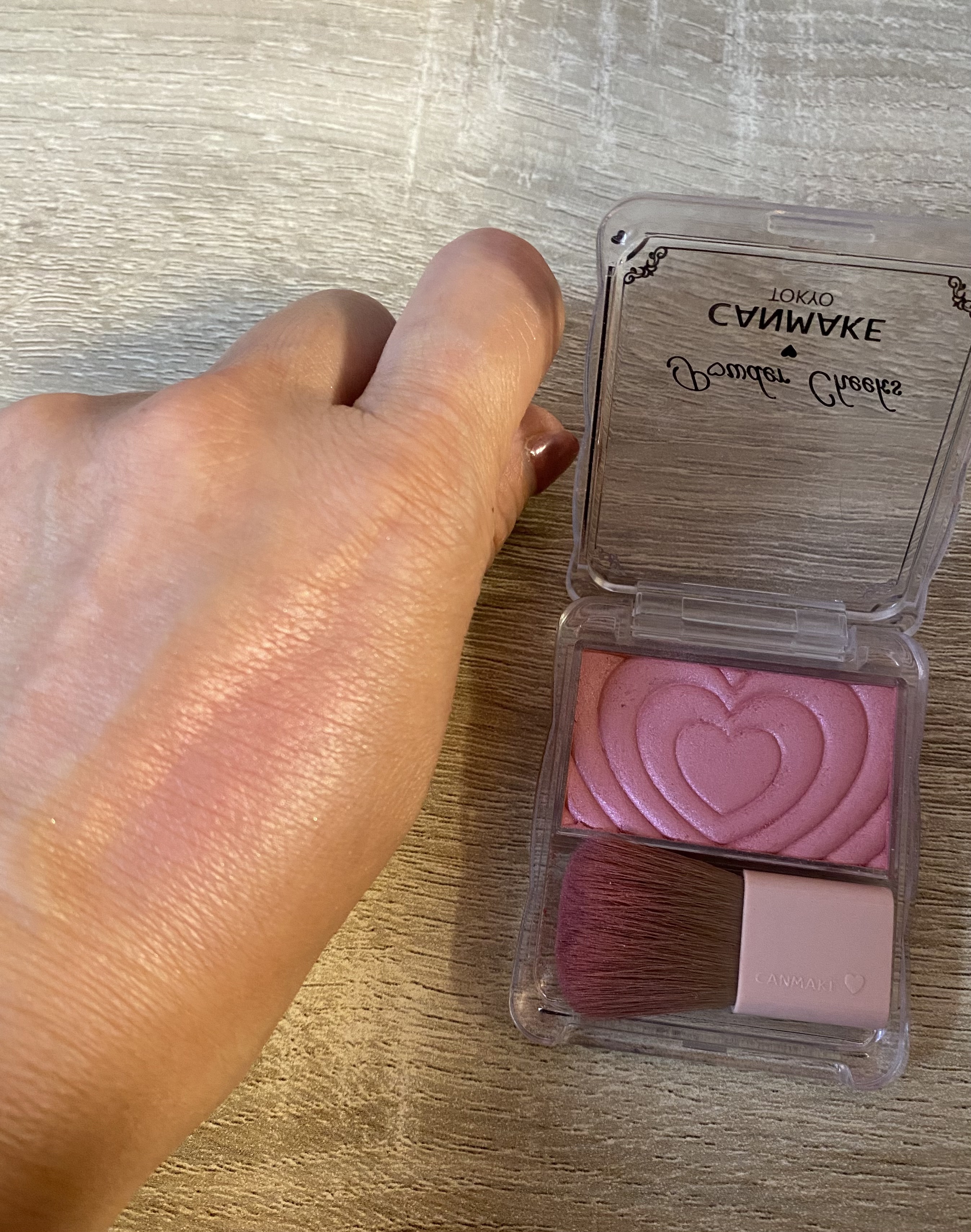 パウダーチークス/キャンメイク/パウダーチークを使ったクチコミ（1枚目）