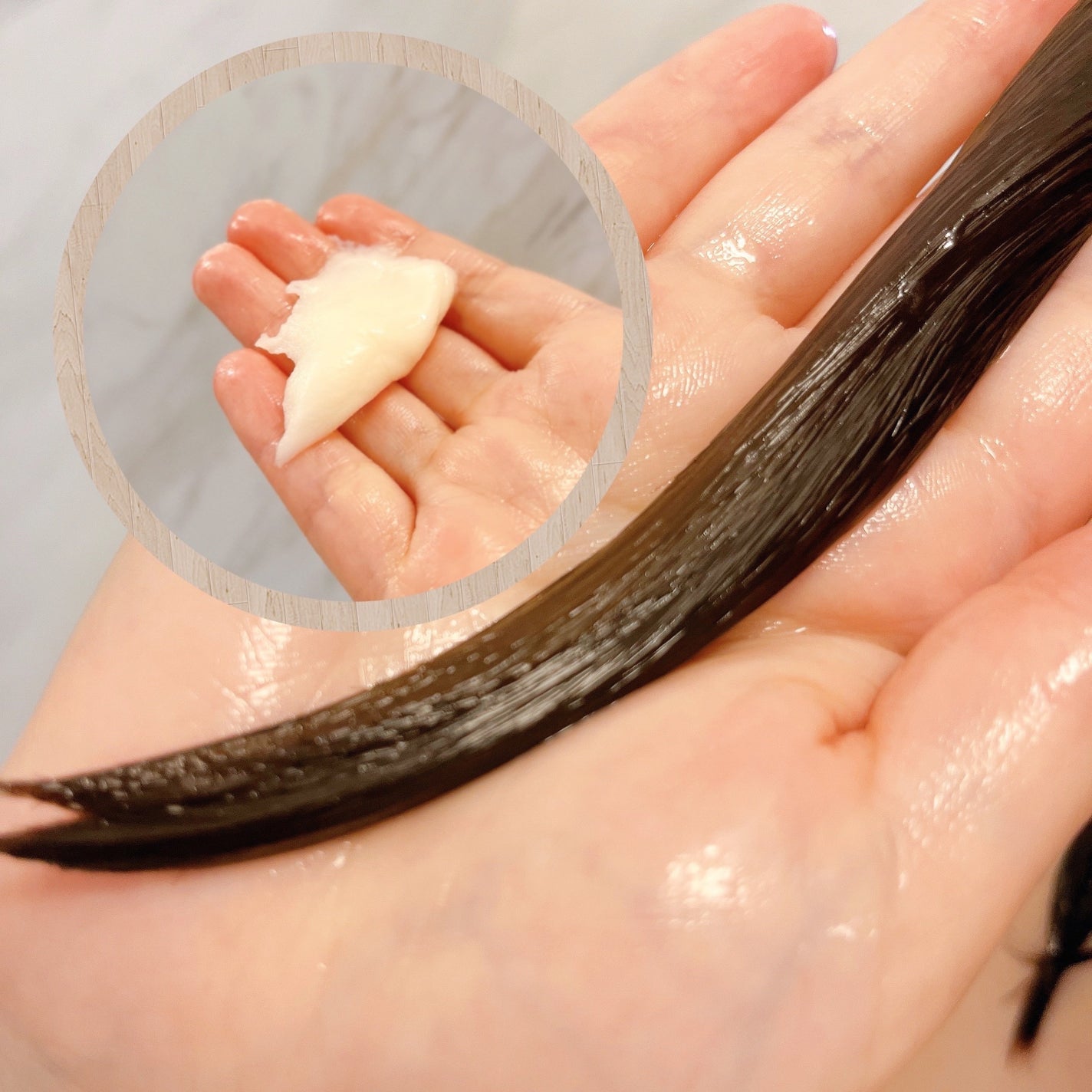 リペアターンジェラートヘアパック バウンシーベリー/リリーイブ/洗い流すヘアトリートメントを使ったクチコミ(3枚目)