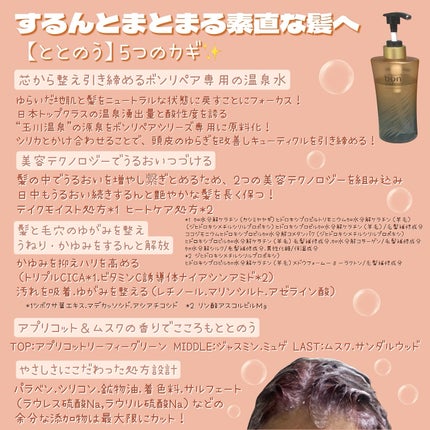 ボンリペア シャンプー/トリートメント/bonparme/シャンプー・コンディショナーを使ったクチコミ(2枚目)