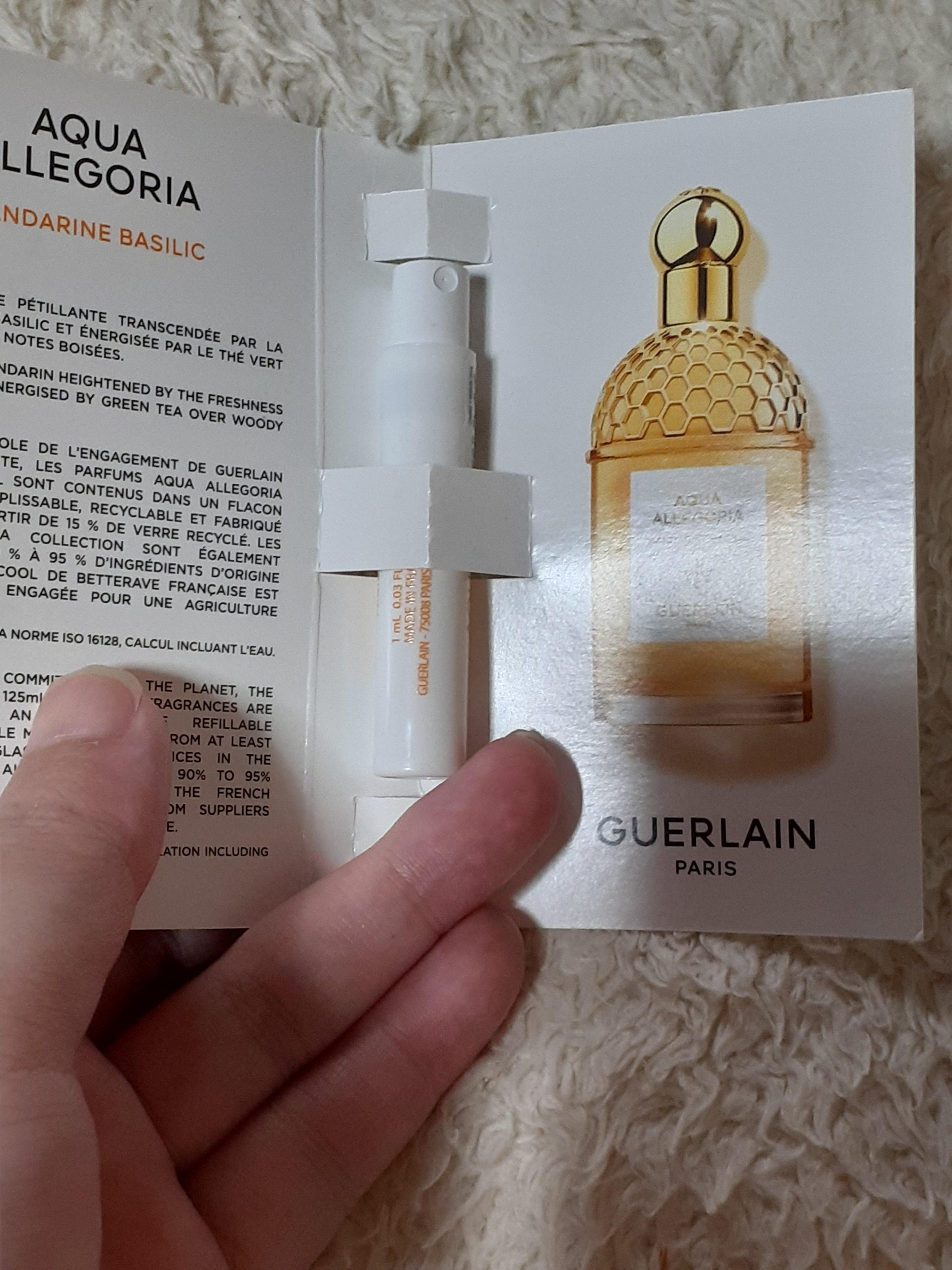アクア アレゴリア マンダリン バジリック/GUERLAIN/香水を使ったクチコミ（2枚目）