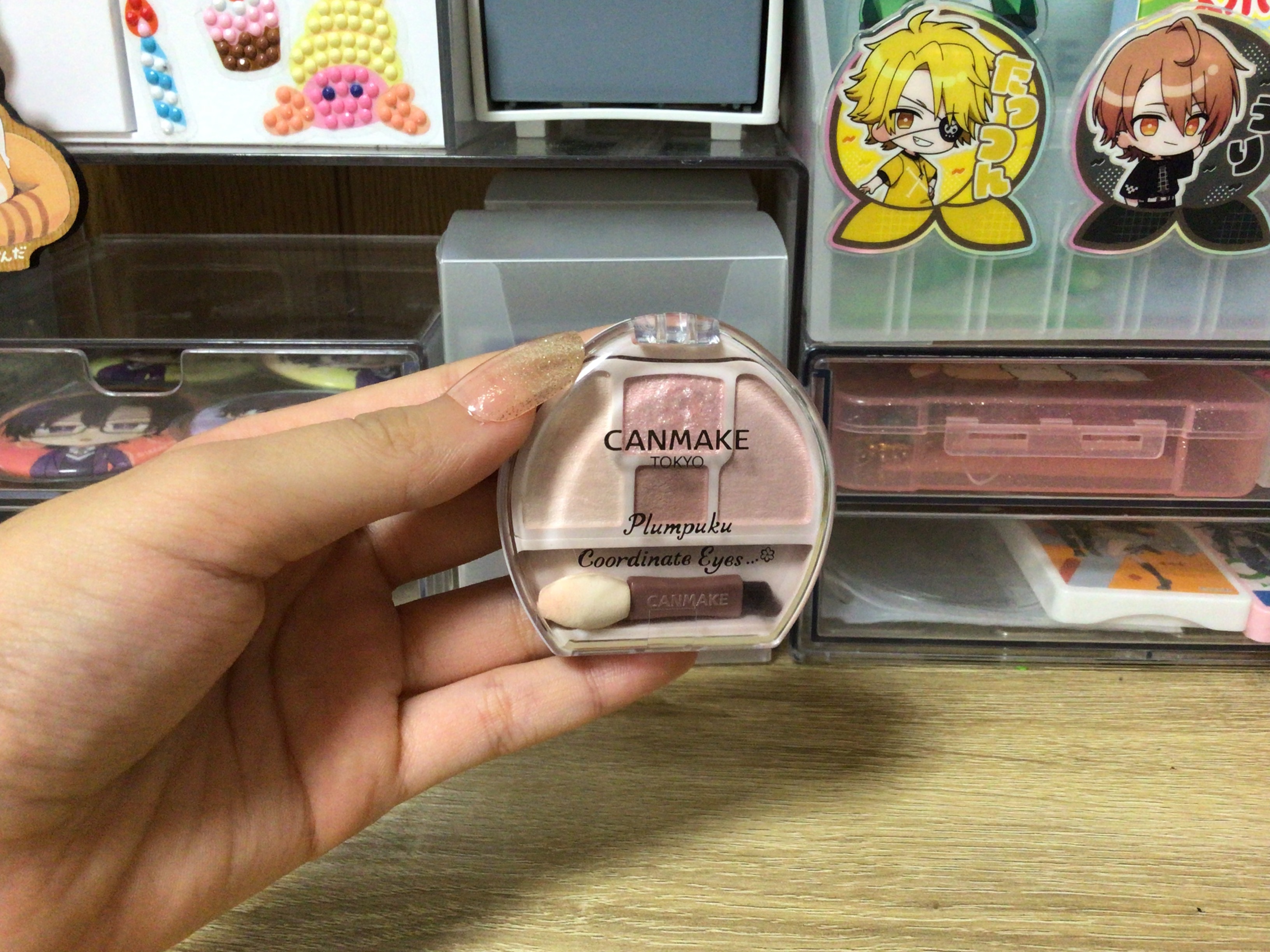 プランぷくコーデアイズ/キャンメイク/パウダーアイシャドウを使ったクチコミ（1枚目）