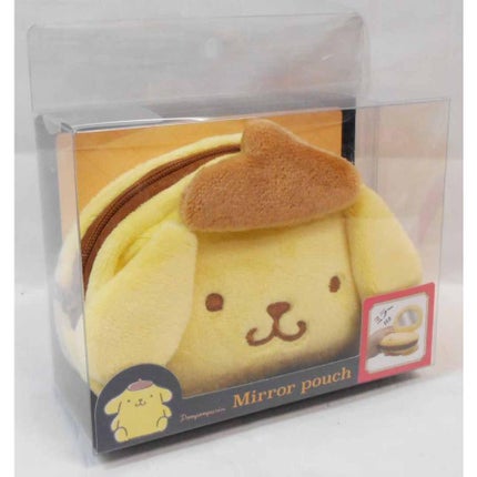 森本産業 サンリオキャラクターズ ボアミラーポーチ ポムポムプリン RM-7373