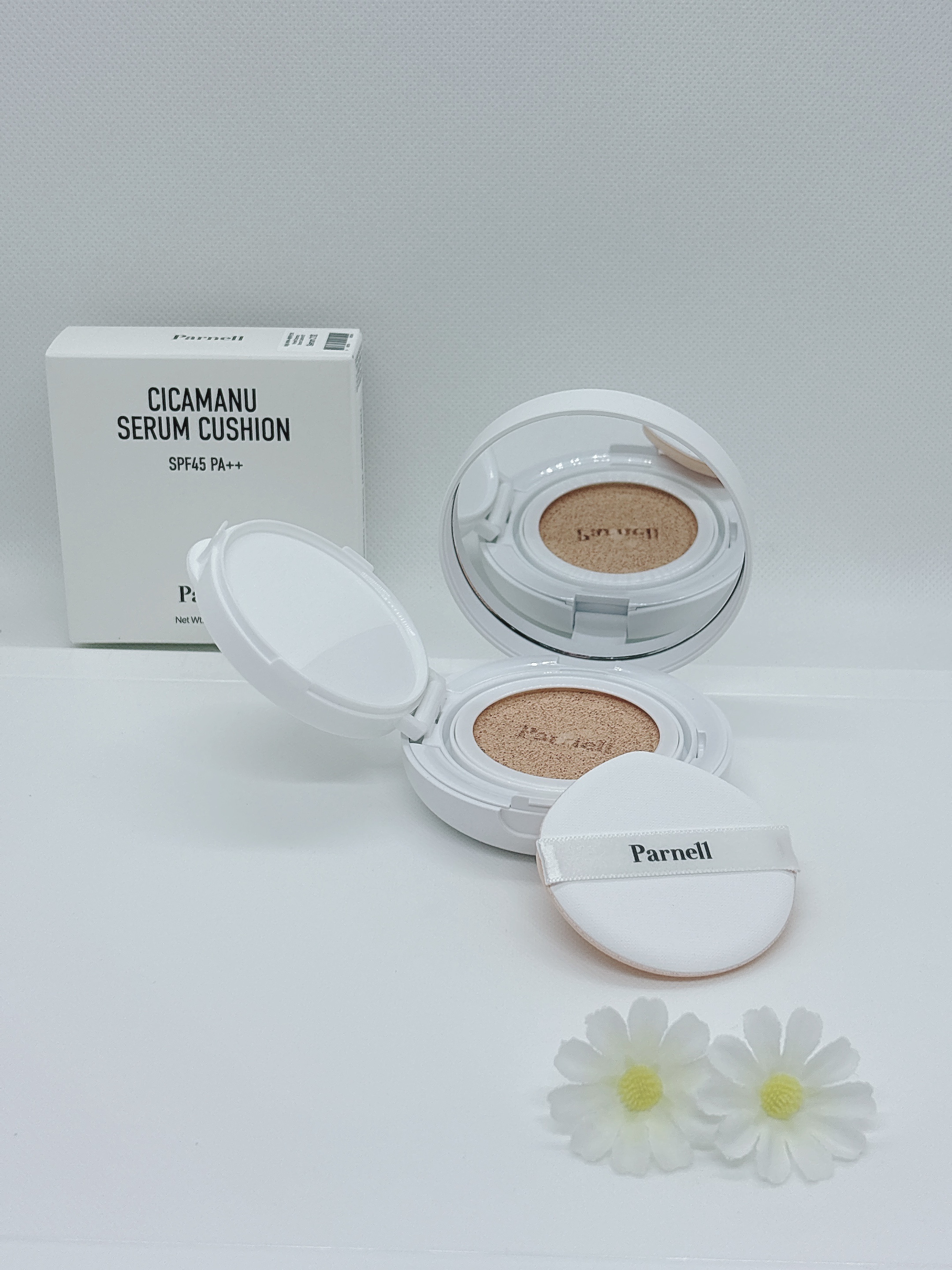 シカマヌ　セラム　クッションファンデ/parnell/クッションファンデーションを使ったクチコミ（2枚目）