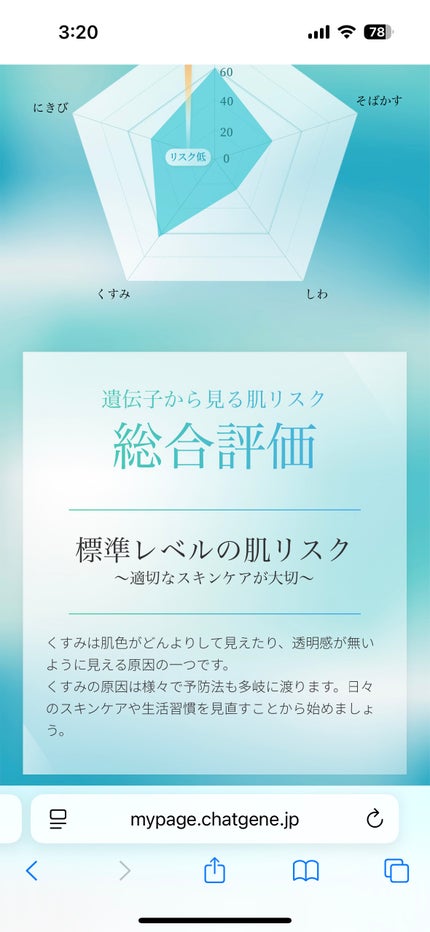 chatGENE/chatGENE/遺伝子検査キットを使ったクチコミ(3枚目)