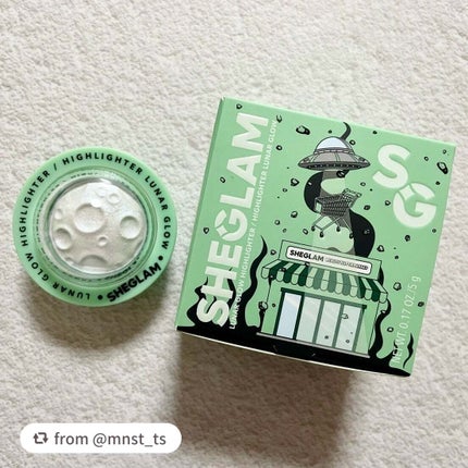 ルナグロウ ハイライター/SHEGLAM/パウダーハイライトを使ったクチコミ(1枚目)