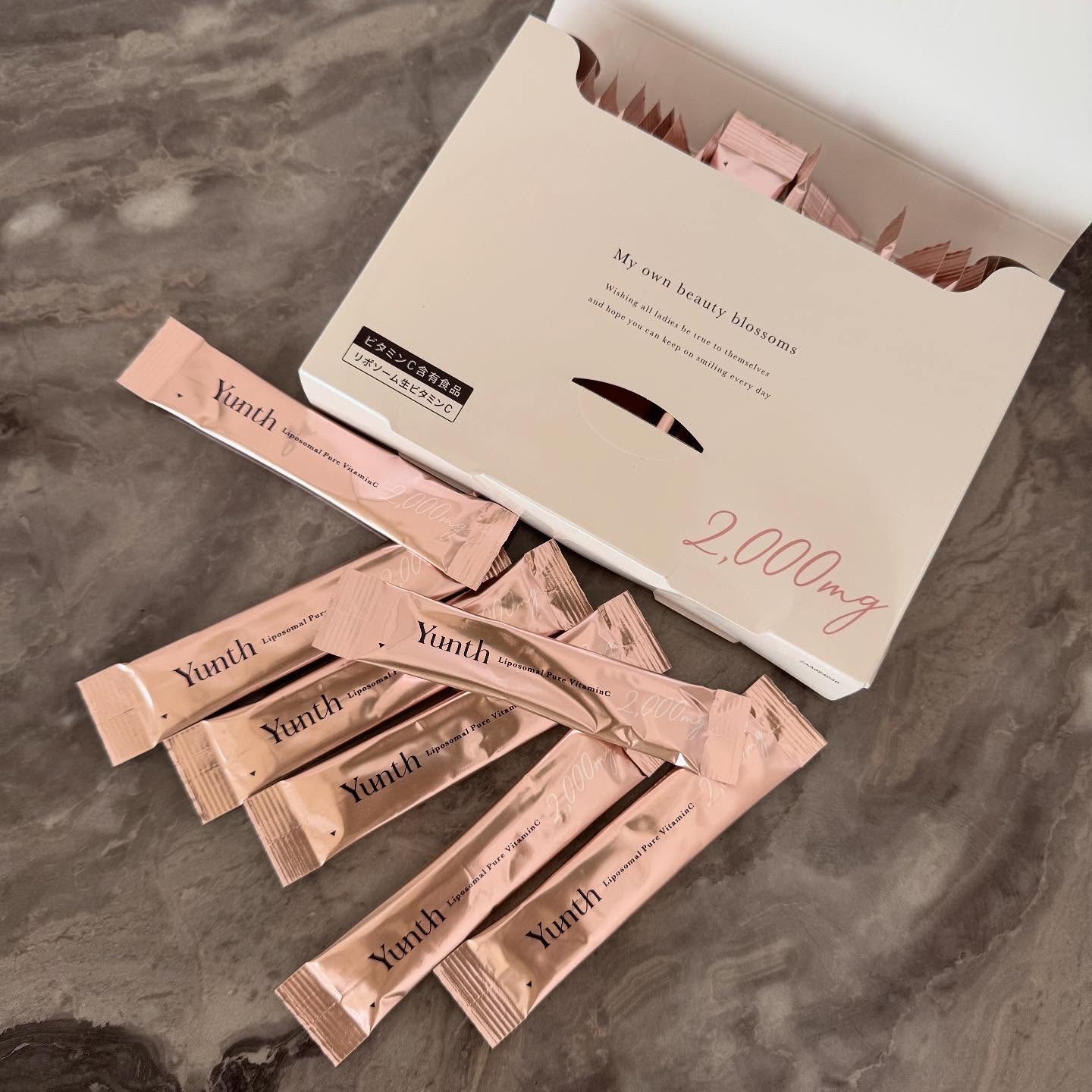 リポソーム生ビタミンC/Yunth/美容サプリメントを使ったクチコミ（2枚目）