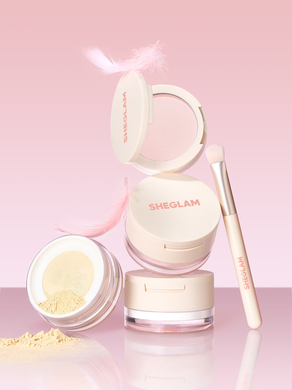 SHEGLAM Insta-Ready Ultra-Fine Blur & Lift Setting Powder Duo