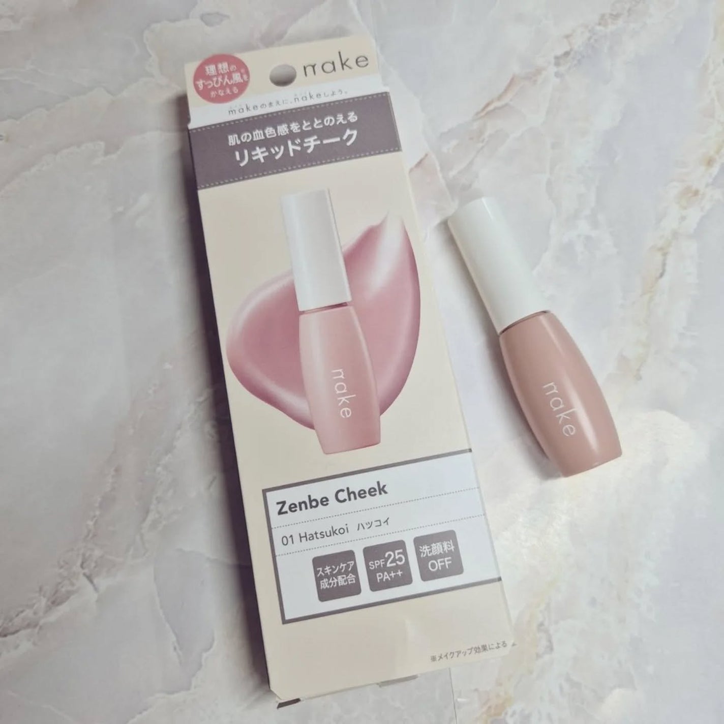 nake 全べチーク/nake/リキッドチークを使ったクチコミ(1枚目)