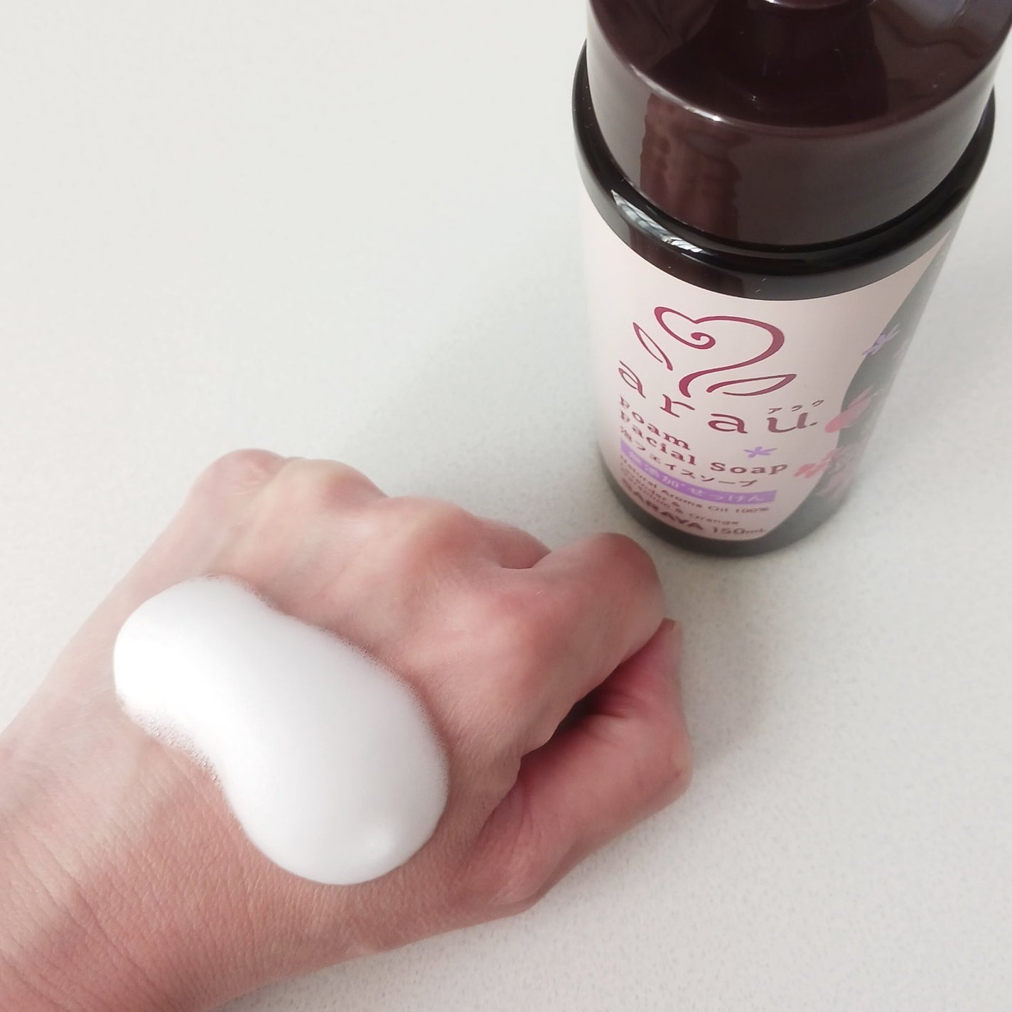 arau.(アラウ.) 泡フェイスソープ/arau.(アラウ)/泡洗顔を使ったクチコミ(2枚目)