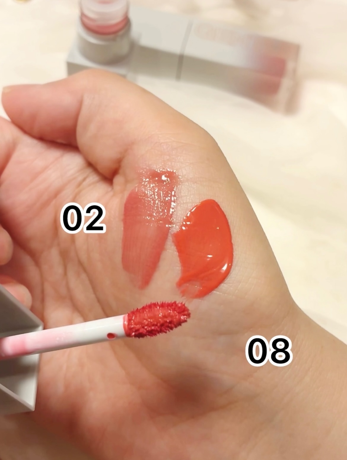 ジェントルキスグロウティント/Tooq/リップティントを使ったクチコミ（2枚目）