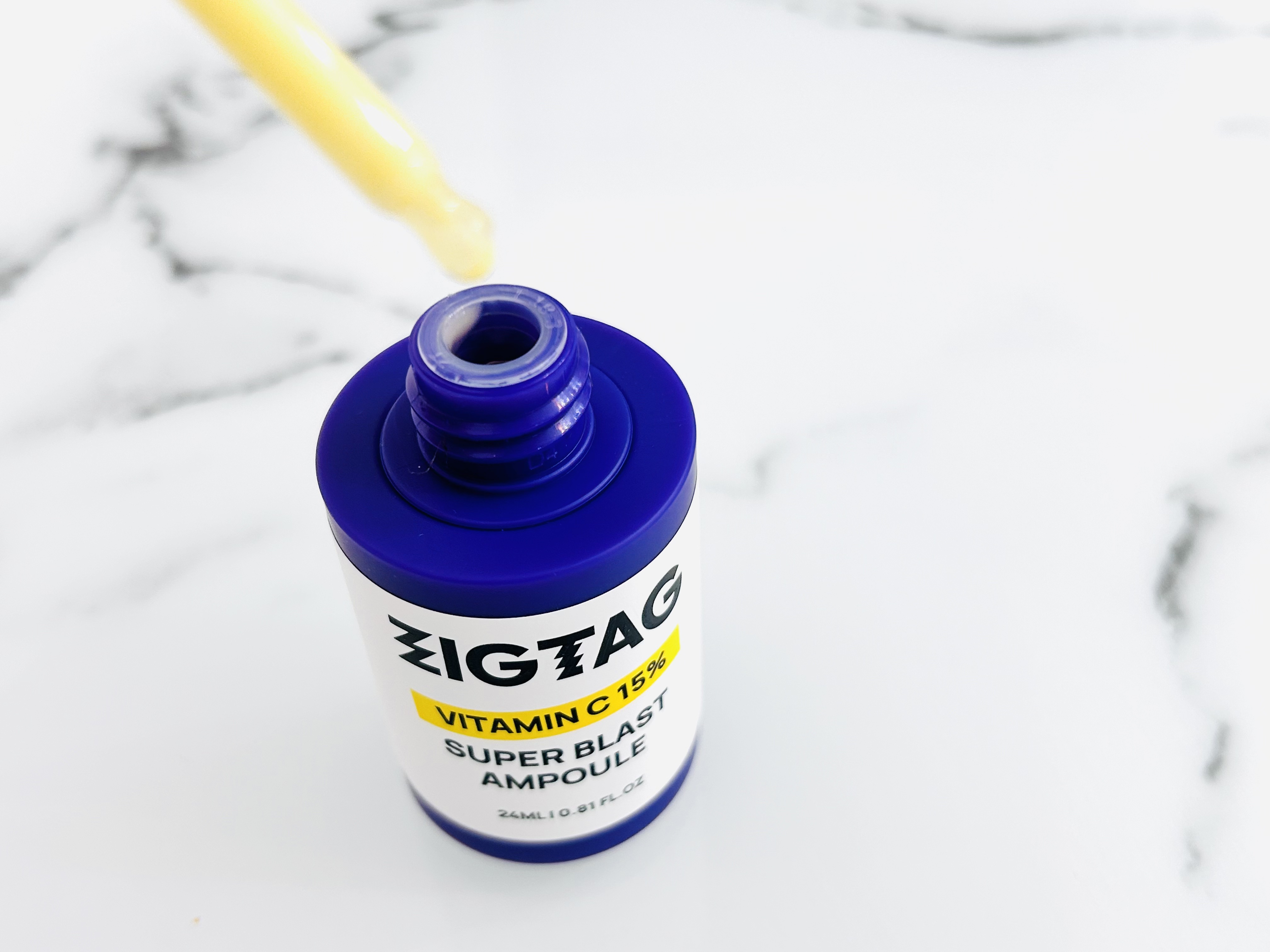 ビタミンC15%スーパーブラストアンプル/ZIGTAG/美容液を使ったクチコミ（2枚目）