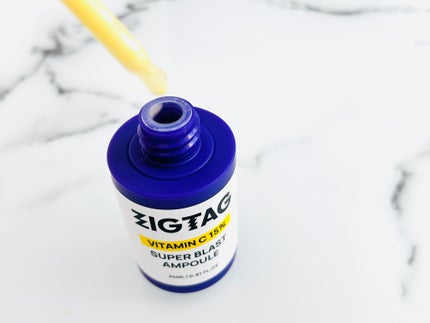 ビタミンC15%スーパーブラストアンプル/ZIGTAG/美容液を使ったクチコミ(2枚目)