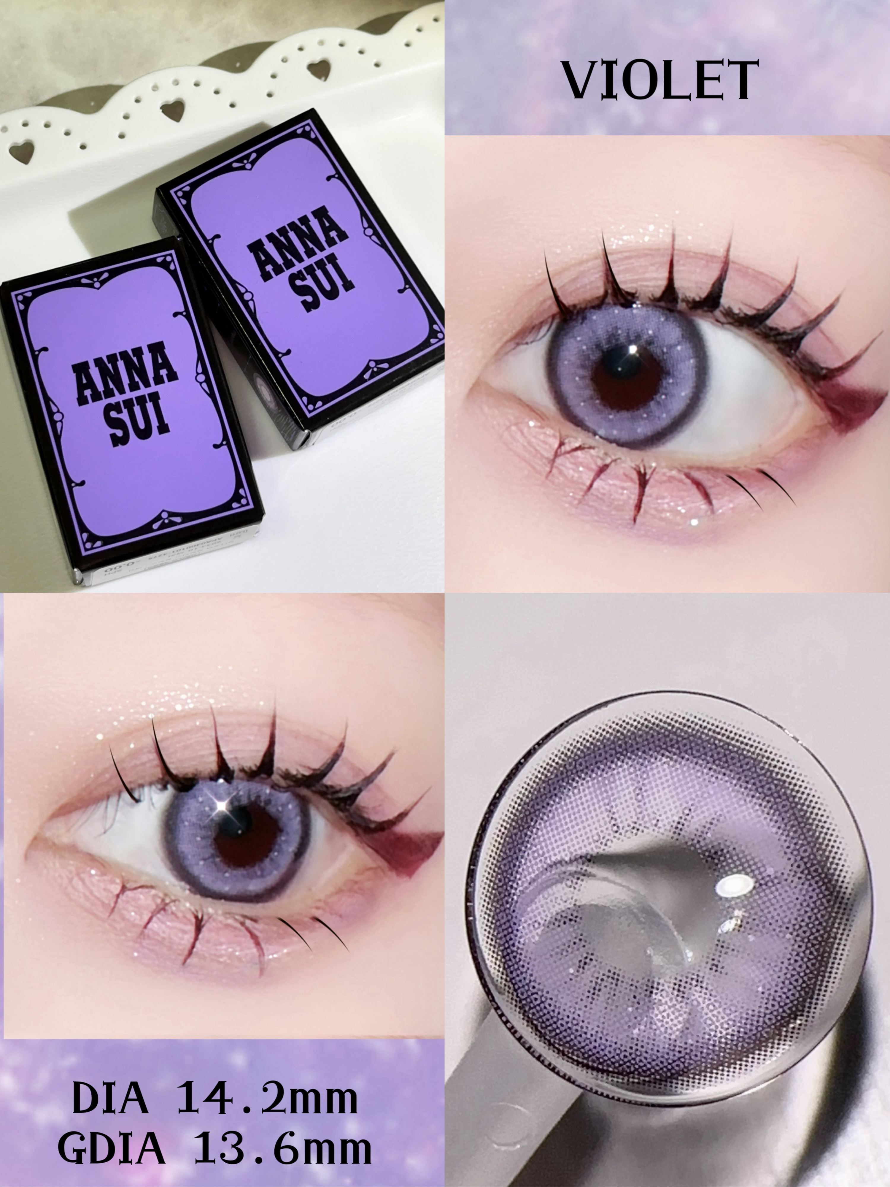 ANNASUI PARANTICA/myfipn/ワンデー（１DAY）カラコンを使ったクチコミ（3枚目）