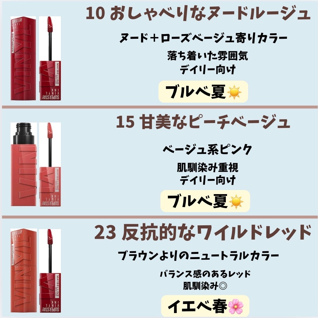 SPステイ ヴィニルインク/MAYBELLINE NEW YORK/口紅を使ったクチコミ(2枚目)