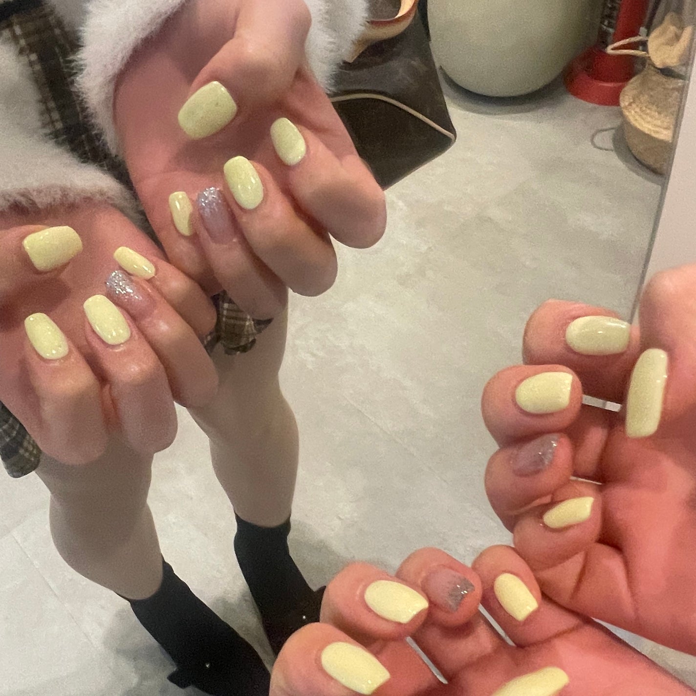 𐔌՞ . .՞ 𐦯 on LIPS 「💛✧*。いいね、保存嬉しいです🎶#ネイル#ジェルネイル#垢抜け..」(1枚目)