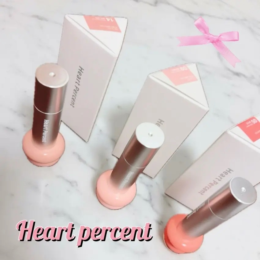ドットオンムードワンウェイグロイティント/Heart Percent/リップティントを使ったクチコミ（1枚目）