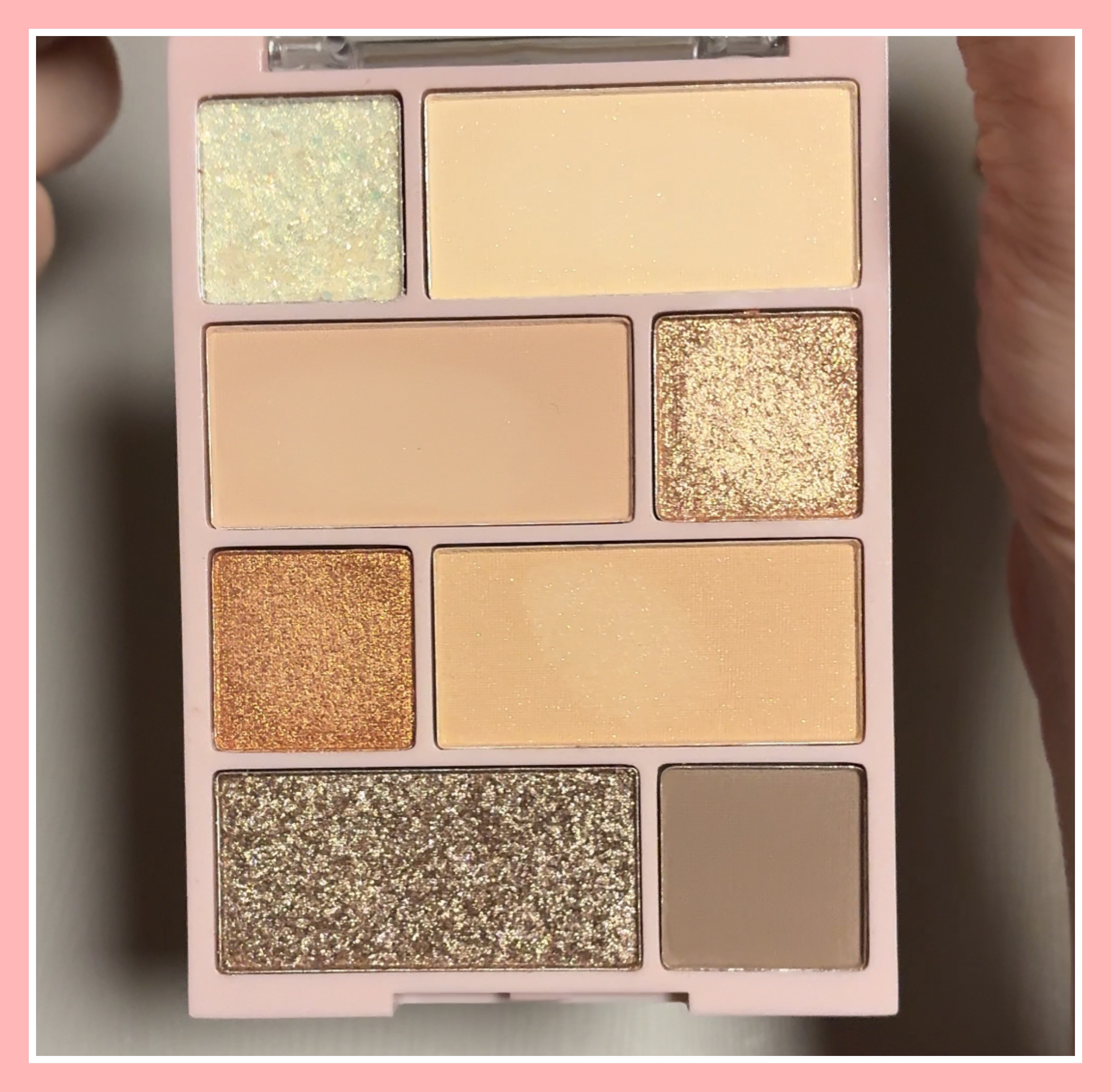 KM チャームアイシャドウパレット/Kyumme/アイシャドウパレットを使ったクチコミ（3枚目）