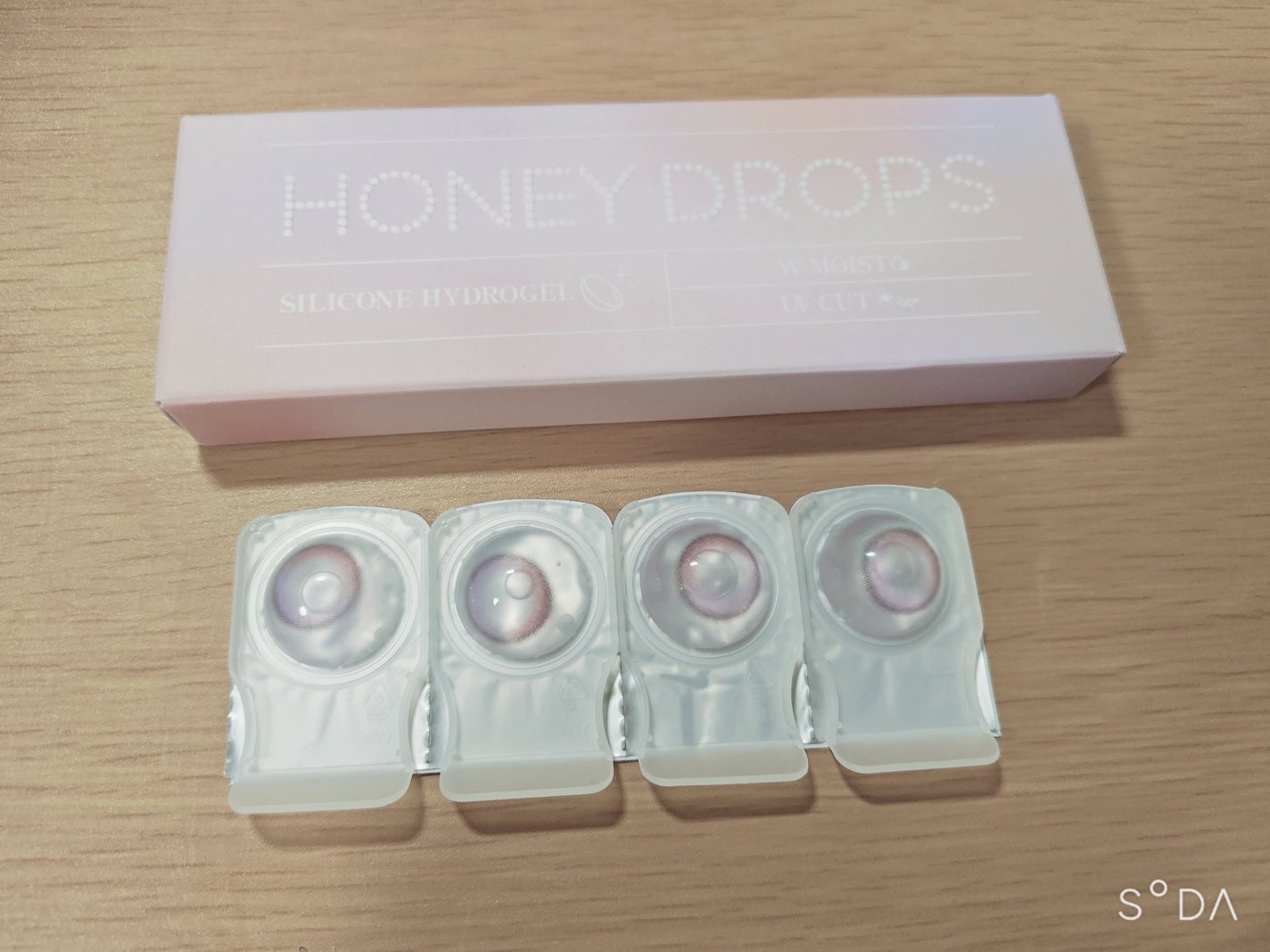 HONEY DROPS silicone hydrogel(1day)/HONEY DROPS silicone hydrogel/ワンデー(1DAY)カラコンを使ったクチコミ(1枚目)