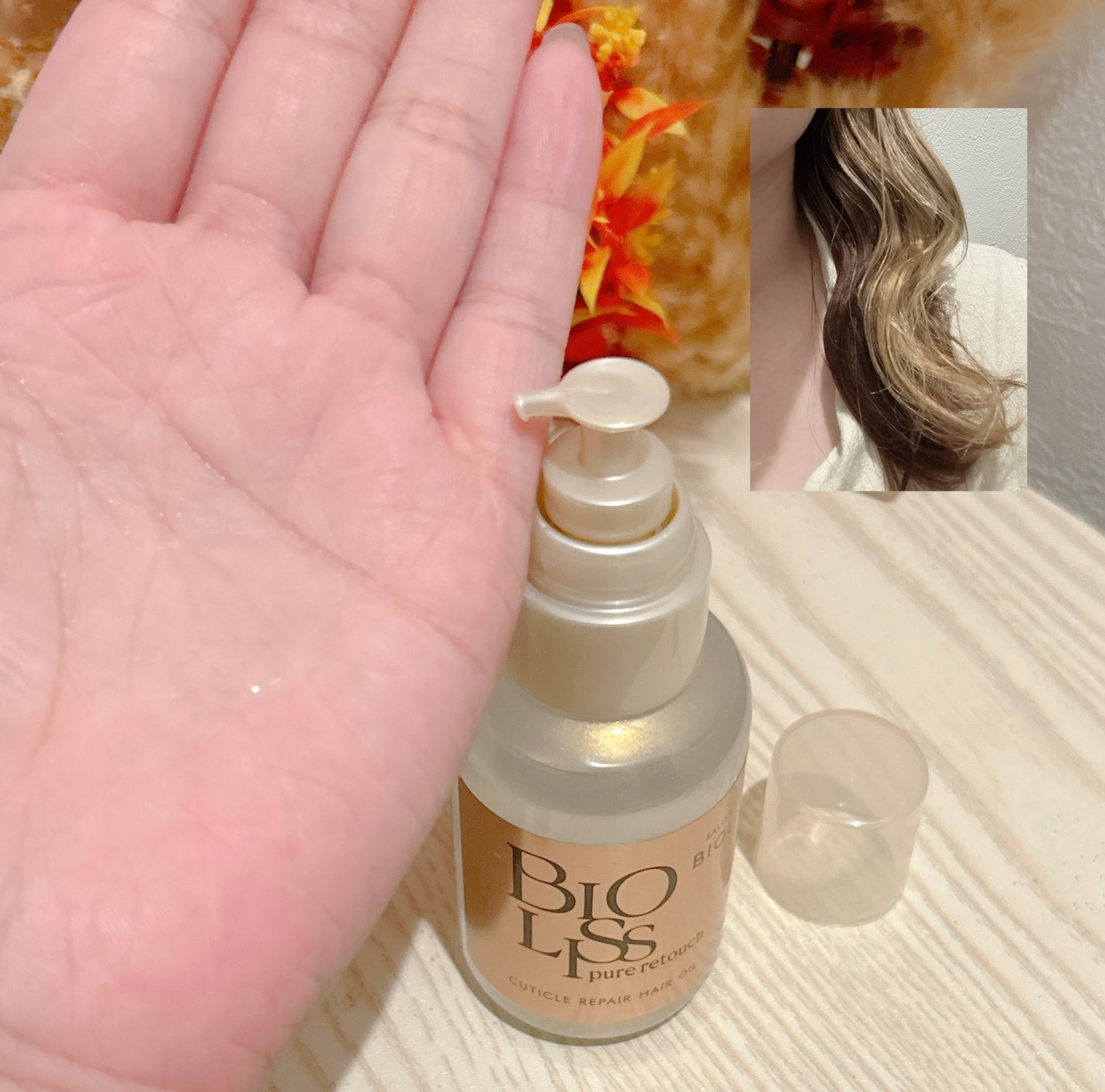 SS ビオリス ピュアレタッチ キューティクルリペア ヘアオイル/SSビオリス/ヘアオイルを使ったクチコミ(2枚目)