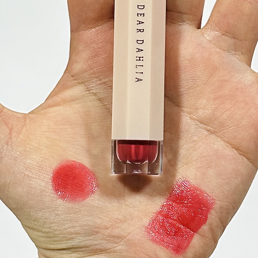 ブルーミングエディション サテングローリップ ステイン/DEAR DAHLIA/口紅を使ったクチコミ（2枚目）