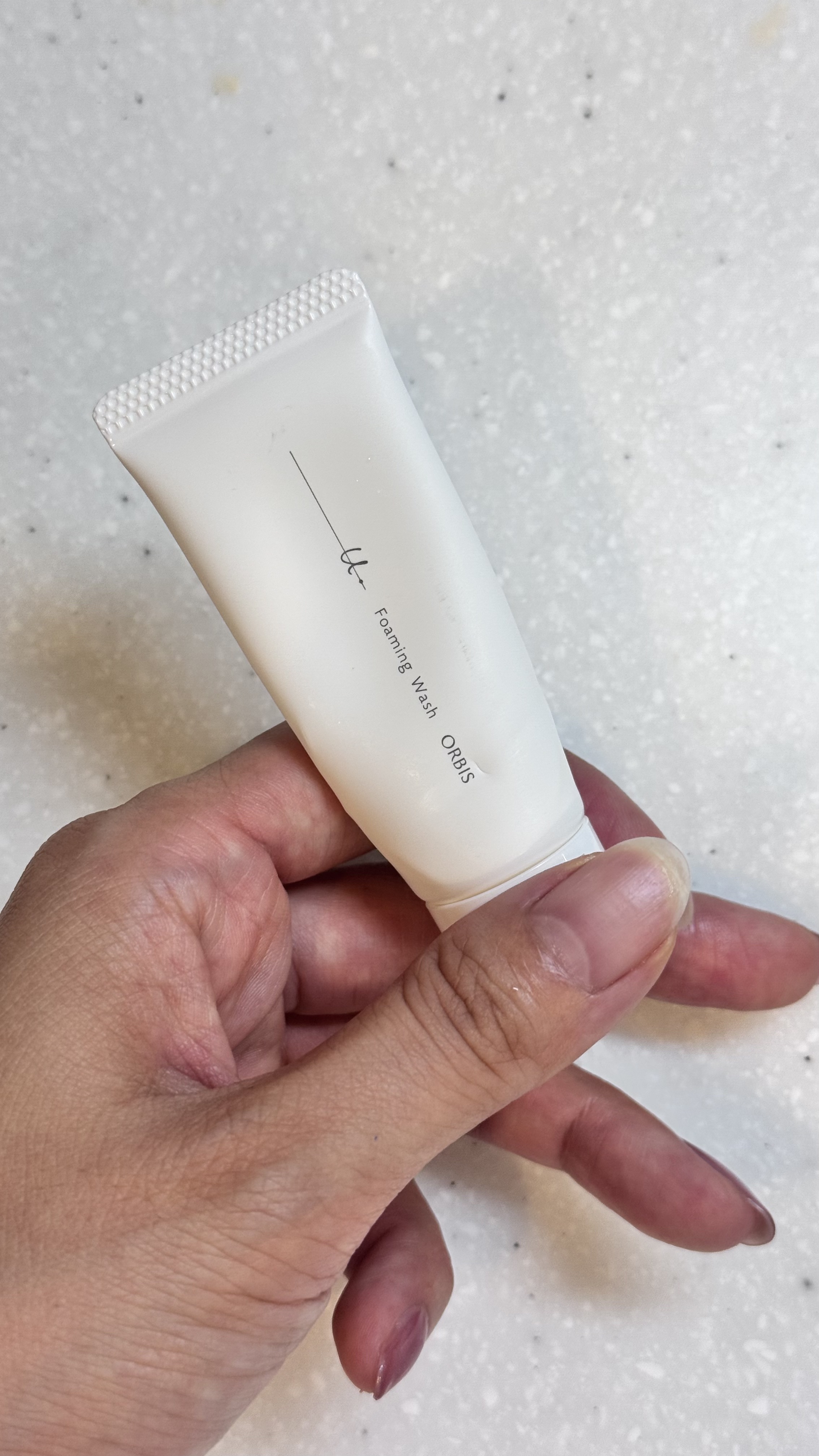 オルビス オルビスユー ドット トライアルセットのクチコミ「オルビスユードットフォーミングウォッシュ

トライアルセット用の14gをお試し8回分くらいでし.....」（1枚目）