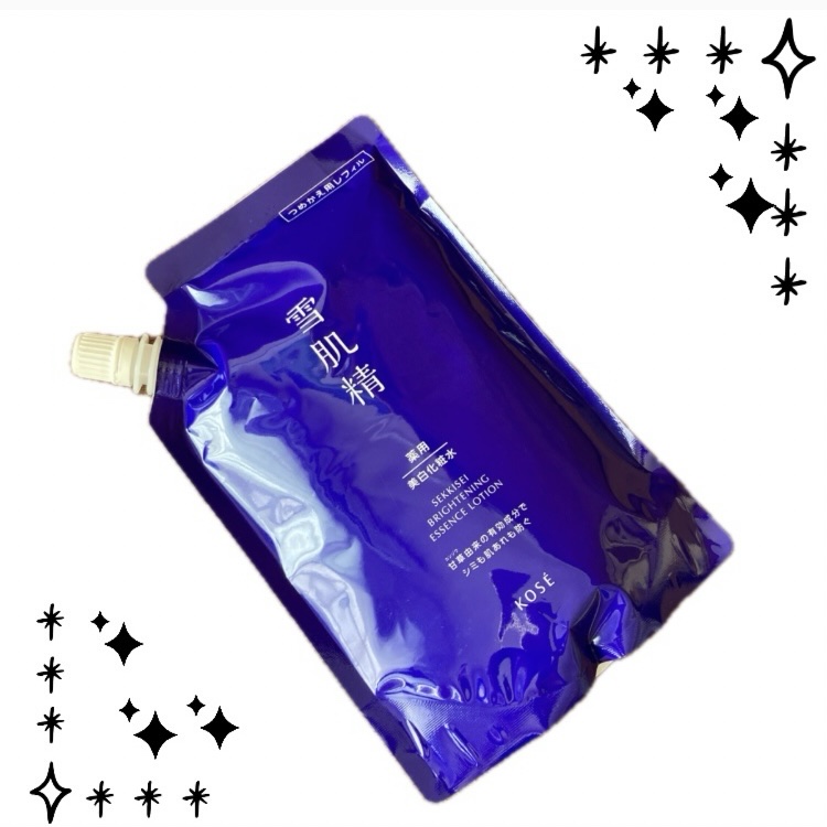 薬用雪肌精 ブライトニング エッセンス ローション つめかえ用 310ml/雪肌精/化粧水を使ったクチコミ（1枚目）