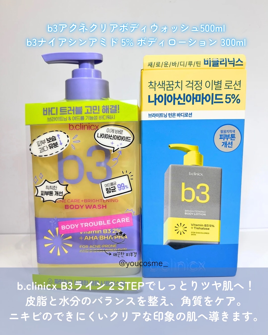 ナイアシンアミド 5% ボディローション/b.clinicx/ボディローションを使ったクチコミ（2枚目）