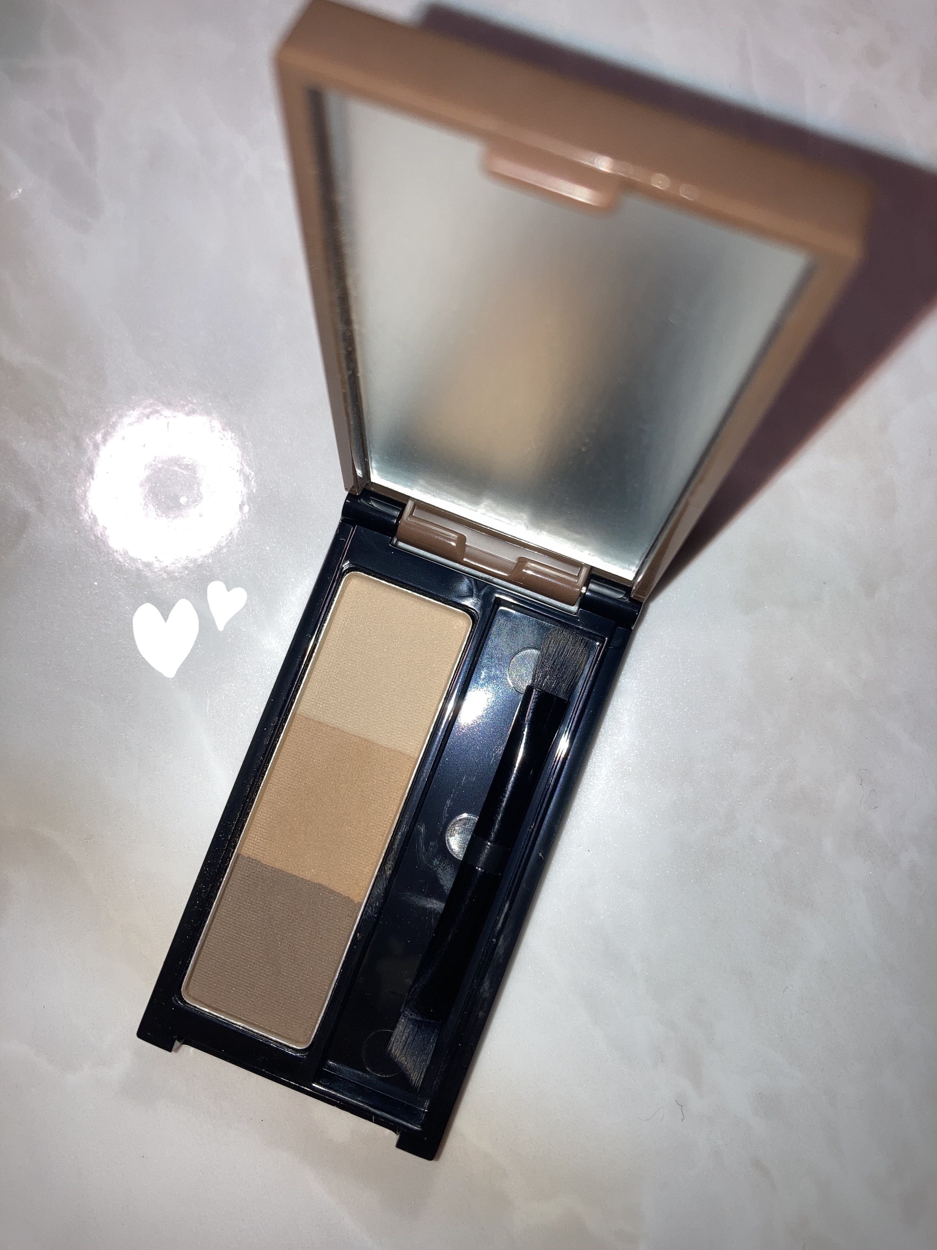 3色アイブロウパウダー/iromikke/パウダーアイブロウを使ったクチコミ（1枚目）